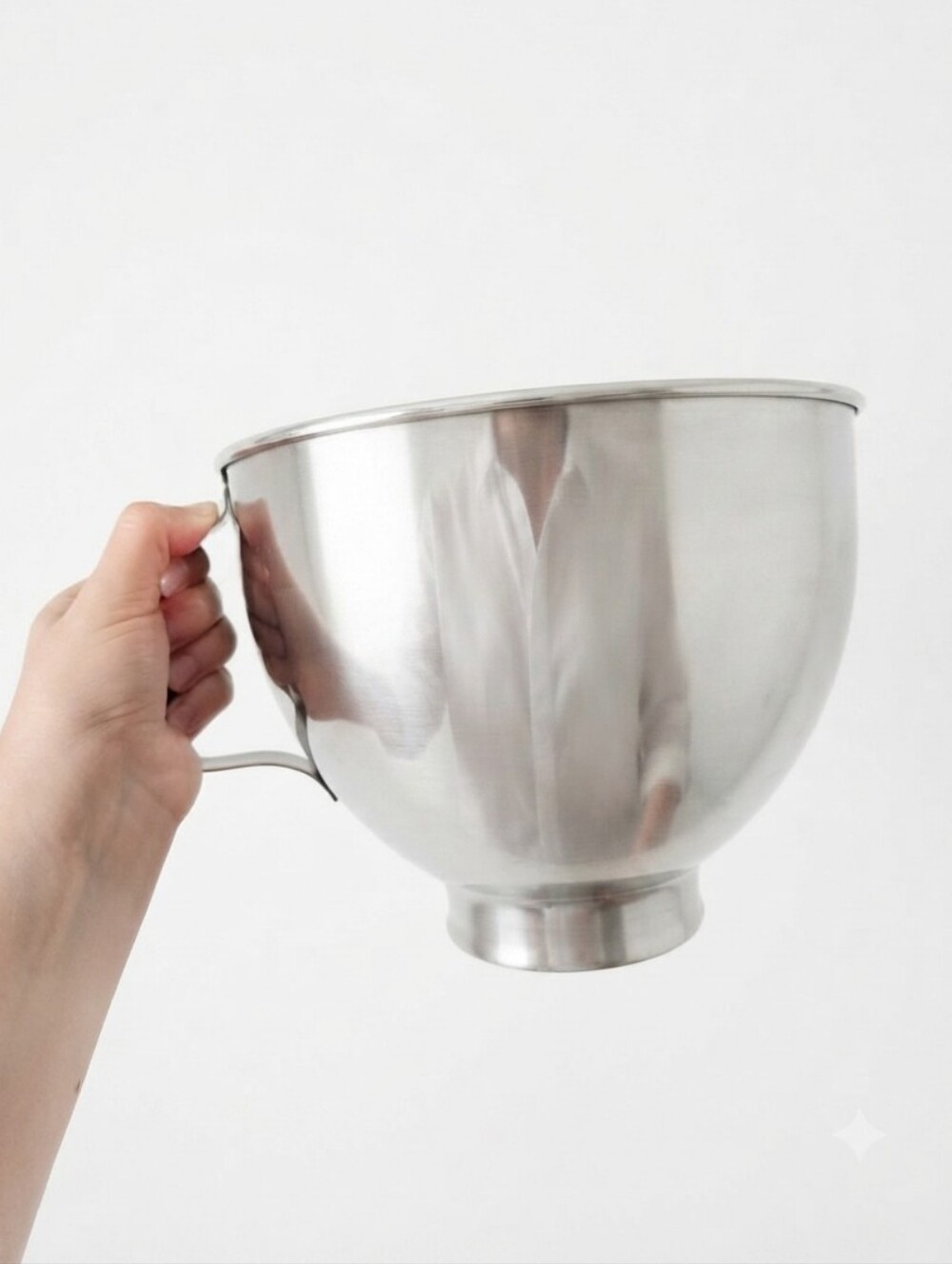 KitchenAid K45 4.5 Qt Stainless Steel Stand Mixer Bowl with Handle